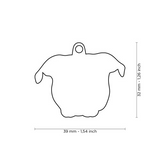 Black Amstaff Id Tag