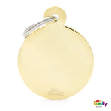 BIG ROUND CHROMED BRASS