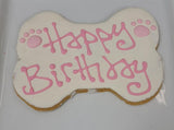 Birthday Bone Cookie Bagged