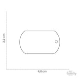 USA Flag ID Dog Tag