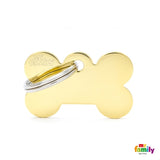 SMALL BONE GOLDEN BRASS
