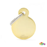 SMALL ROUND CHROMED BRASS